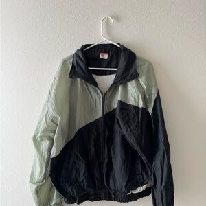 Vintage Colorblock Windbreaker Jacket